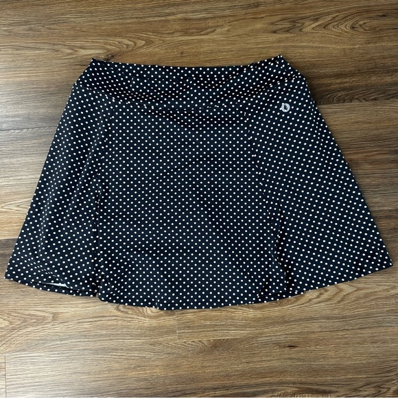 DONA JO Ultimate Skirt Skort Womens Size (4) XXL Black Polka Dot Golf Tennis - Picture 2 of 10